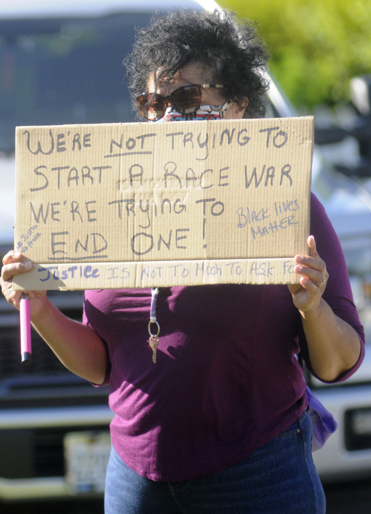 Protest against racism and injustice